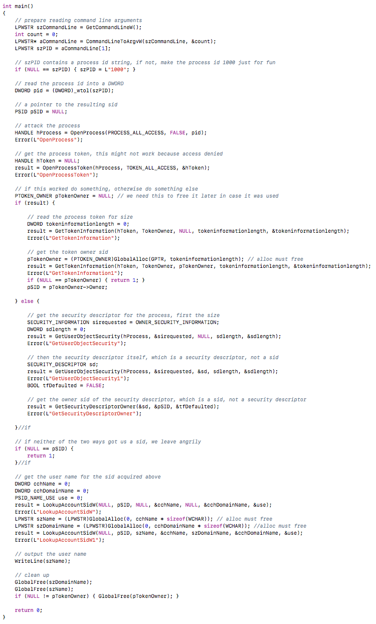 GetProcessOwner